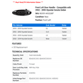 thumbnail image 2 of Front Left Door Handle - Compatible with 2002 - 2005 Hyundai Sonata Sedan 2003 2004, 2 of 2