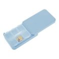 thumbnail image 6 of Unique Bargains 1 Pc Pill Case 6 Grid Pull-Out Pill Box Blue, 6 of 6