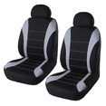 thumbnail image 1 of Paquete de 4 fundas universales para asientos de coche, fundas para asientos delanteros y traseros, accesorios para el coche, apto para las cuatro estaciones, 1 of 2