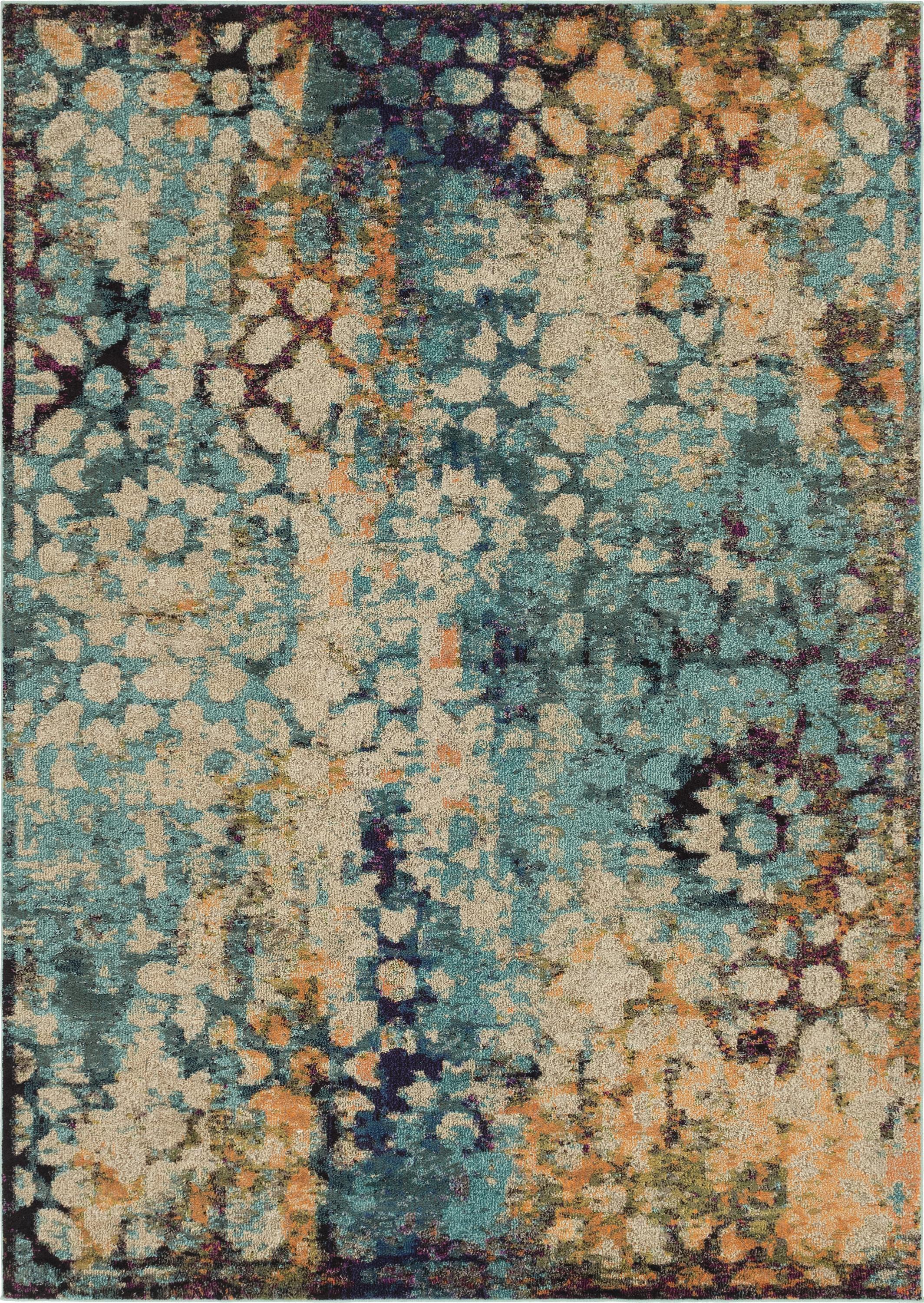 Unique Loom Pollock Vita Modern Abstract Area Rug or Runner Walmart