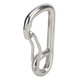 thumbnail image 4 of Spring Snap Hook Carabiner, Springback Accuracy Heavy Duty Spring Snap Hooks Professional Marine Grade Polished Surface Bendy Design  For Diving Equipment ANGGREK Spring Snap Hook Carabiner, 4 of 8