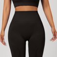thumbnail image 6 of Women's High Waisted Scrunch Yoga Pants, Butt Lifting Peach Butt Fitness Leggings for Women, Soft Comfortable High Rise Workout Pants for Gym, Yoga and Daily Wear Black, 6 of 7