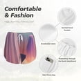 thumbnail image 4 of Balery Dreamy Moonlit Window Pantalones cortos deportivos para mujer con forro y dos bolsillos, elásticos, para entrenamiento, gimnasio, yoga-Medium, 4 of 7
