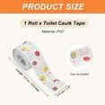 thumbnail image 2 of Cinta de sellado impermeable autoadhesiva para inodoro, tira de sellador para bañera, cinta de sellado de 1.5 pulgadas x 10.5 pies, Fruta, 2 of 7