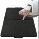 thumbnail image 5 of 1 alfombrilla para arena para gatos, 30 x 30 cm, panal de abeja, doble capa, atrapa la suciedad, fácil de limpiar y duradera, no tóxica, apta para caja de arena (negro) Sincero Electrónica, 5 of 5