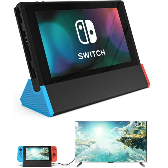 Estación de acoplamiento para Nintendo Switch/Switch OLED, base portátil para Switch, adaptador HDMI 4K para TV y puertos USB 3.0 de alta velocidad