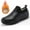 Black, variant on vauyc Rain Shoes Waterproof Boots Eva Water Shoes Men's Dining Car Washing Low Top Work Shoes Kitchen Shoes