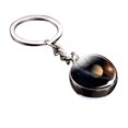 thumbnail image 1 of Glass Ball Keychain Luminous Double-sided Planetary Key Ring Bag Charm for Girls, 1 of 10
