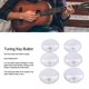 thumbnail image 4 of 6 botones de Afinació de Guitarra Eléctrica, Ovalado, Repuestro de Afinador de Cuerdas de Plástico, Cabezales de Mácina para Guitarra Eléctrica Folk Acústica, 4 of 7