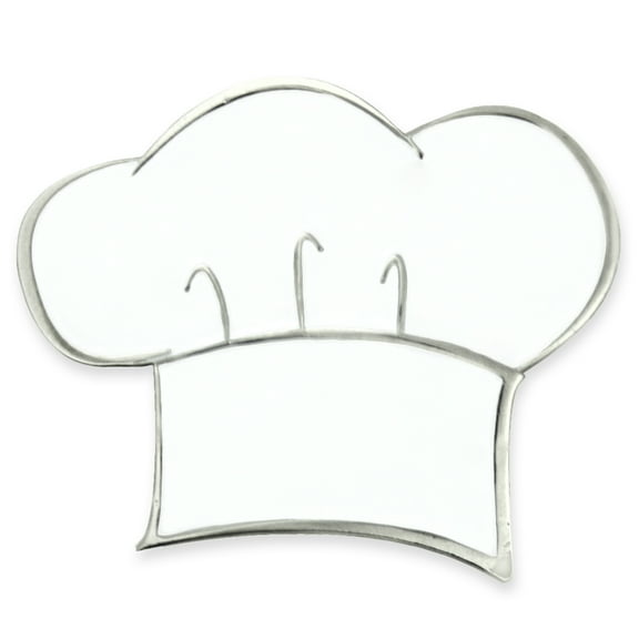PinMart's Chef's Baker's Hat Culinary Kitchen Enamel Lapel Pin - Fun Fahsion Unisex Lapel Pin for both Teens and Adults
