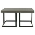 thumbnail image 2 of SAFAVIEH Amalya Modern Mid-Century Wood Coffee Table, Dark Grey, 2 of 9