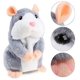 thumbnail image 4 of Juguete de peluche de hámster parlante, repite lo que dices, divertido juguete interactivo de peluche para niños brillar Electrónica, 4 of 5