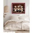 thumbnail image 3 of Red Chef Wall Art for Living Room, Canvas Picture Wall Decor for Bathroom Bedroom, Kitchen Gourmet Black Plaid Vintage Painting Artwork for Office Kitchen Hallway Dining Room Home Decorations 24"x32", 3 of 8