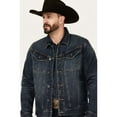 thumbnail image 2 of Moonshine Spirit Men's Dark Wash Rigid Old Shine Vintage Denim Jacket - MSSU24O2-DKW, 2 of 4