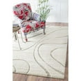 thumbnail image 3 of nuLOOM Carolyn Modern Shag Area Rug, 4' x 6', Cream, 3 of 4