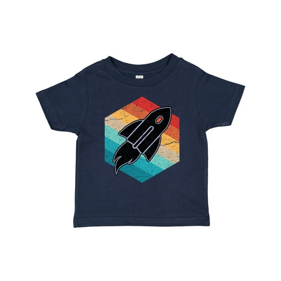 Inktastic Rocket Ship Retro Space Boys or Girls Toddler T-Shirt
