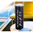 thumbnail image 3 of 50th Birthday Gifts For Women 50th Birthday Gift For Mom 20oz Skinny Wine Tumbler Happy 50 Year Old Bday Presents For 1974 Born Woman Bestie Friend Sister Black Turn Fifty Wine Cup, 3 of 6