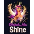 thumbnail image 2 of Girl's My Little Pony: A New Generation Watch Me Shine  Graphic Tee Navy Blue Small, 2 of 4
