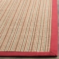 thumbnail image 4 of SAFAVIEH Natural Fiber Aspen Striped Area Rug, Rust, 3' x 5', 4 of 7