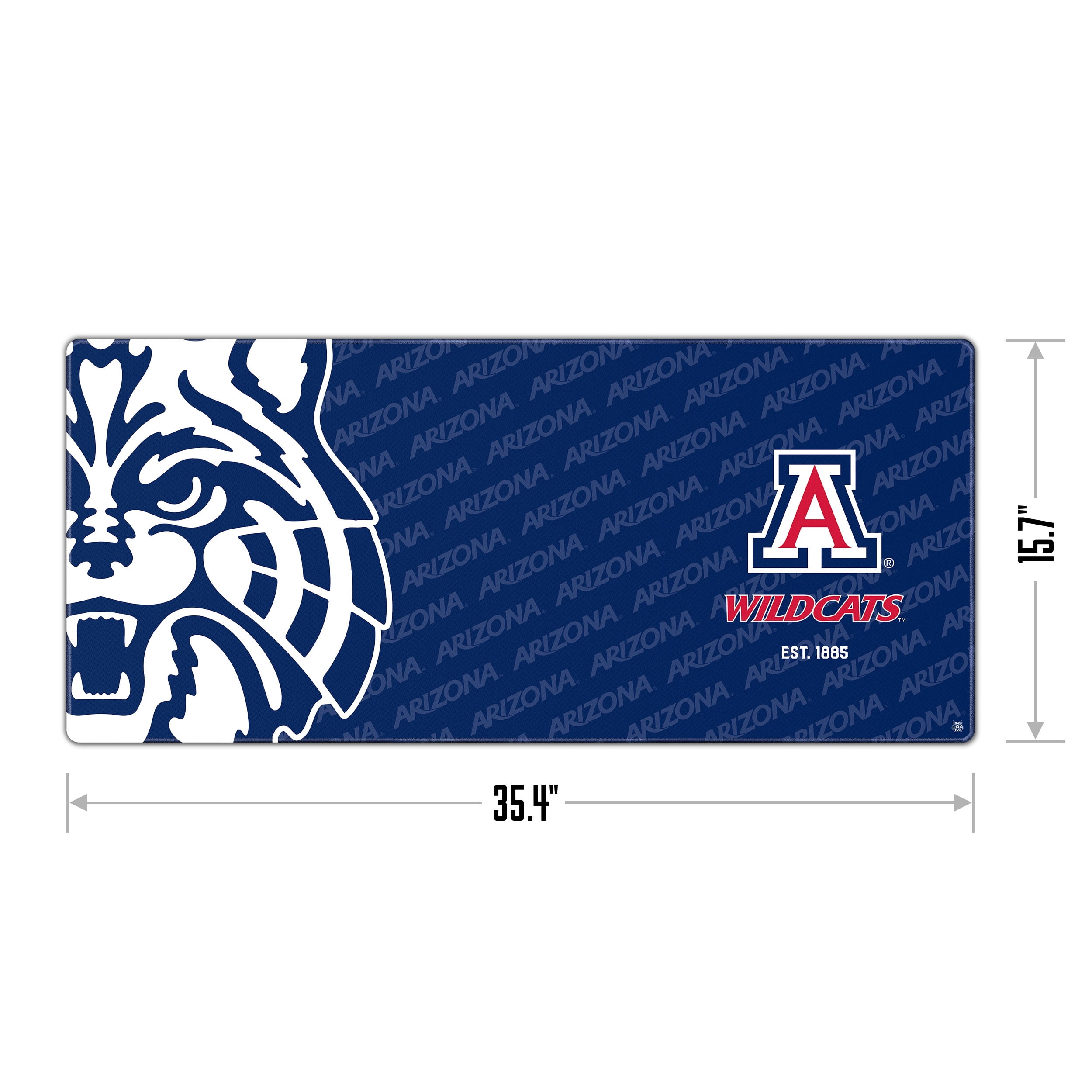 YouTheFan NCAA Arizona Wildcats Logo Series Desk Pad