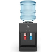 Angle View: Avalon Premium Hot/Cold Top Loading Countertop Water Cooler Dispenser With Child Safety Lock. UL/Energy Star Approved- Black - A1CTWTRCLRBLK