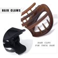thumbnail image 3 of Hair Claw Clips Black Large Hair Clips Hair Accessories for Women and Girls (A), 3 of 5