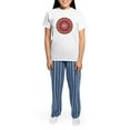 thumbnail image 4 of CafePress - Mandala Cats Pajamas - Women's Short Sleeve Print T-Shirt and Pants Light Cotton Pajama Set, 4 of 7