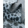 thumbnail image 5 of Unique Loom Kamala Washable Collection Area Rug - Animal print (7' 10" Round Navy Blue/Ivory), 5 of 8