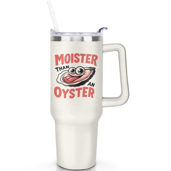 1pc Mother's Day Gifts 40oz Tumbler with Straw & Handle - Insulated Stainless Steel Cup | Holiday Gift for Man Women (Christmas, Valentine's, Birthday)