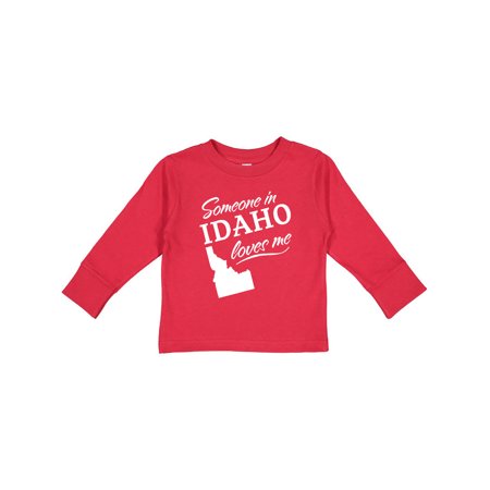 

Inktastic Someone in Idaho Loves Me Gift Toddler Boy or Toddler Girl Long Sleeve T-Shirt