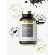 Calcium with D3 | 1200mg | 300 Mini Softgels | Non-GMO, Gluten Free | by Carlyle