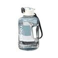 thumbnail image 2 of AuroraX Clear Water Bottles Large Capacity 50/72 oz Plastic Cups with Handle,Car Camping Leakproof Outdoor Sports Water Cup(White), 2 of 6