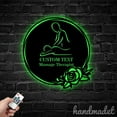 thumbnail image 5 of Handmadetneonsign Massage Therapist Metal Wall Art Light, Therapist Metal Sign Wall Decor, Spa Metal Decor 49976, 5 of 5