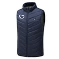 thumbnail image 5 of REORIAFEE Heat Vest Jacket Unisex with 9 Heating Zones Electric Heated Coat without Power Bank Lightweight Skiing Casual Hiking Vest Navy XL, 5 of 5