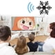 thumbnail image 4 of Forma de copos de nieve 120 millas DVB-T2 DAB/FM Digital Freeview Antena de TV HDTV para interiores (negro), 4 of 8