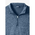 thumbnail image 2 of KingSize Men's Big & Tall Quarter Zip Fleece Sweater, 2 of 3