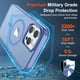 thumbnail image 3 of Funda magnética SUPFINE para iPhone 14 Pro Max, azul y morado, 3 of 7