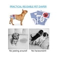 thumbnail image 4 of Luxtrada Dog Diapers Washable & Reusable Female and Male Dog Diapers for Small Medium Large Dog "M, Blue", 4 of 9