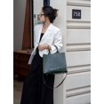 thumbnail image 4 of Genuine Cowhide Leather Women Tote Bag,Crocodile Embossed Crossbody Shoulder Purse, Purse for Work, 4 of 8
