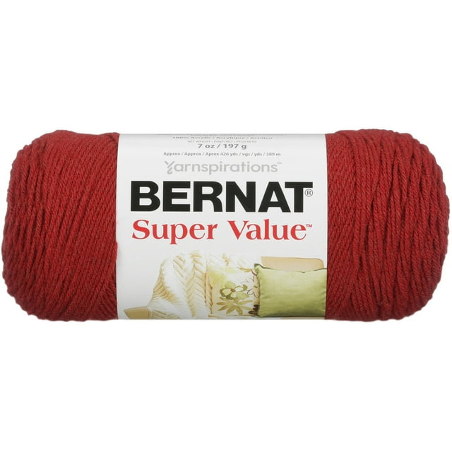 Bernat® Fil Super Value™, Acrylique #4 Moyen, 7oz/197g, 426 Yards