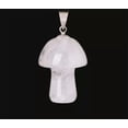 thumbnail image 5 of K-KED 20pcs Natural Amethyst Stone Mushroom Chain Pendants Prism Magic Energy Amulet-Black Onyx Chain, 5 of 9