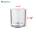 thumbnail image 2 of Aspen Creative#25704-12,Votive Candle Holder,Wedding Parties,Holiday&Home Decor,3-1/4"D x 3-1/2"H,Set of 12, 2 of 9