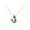 Aqua, variant on Gorgeous Aqua Rhinestone Crystal Mermaid Pendant Necklace