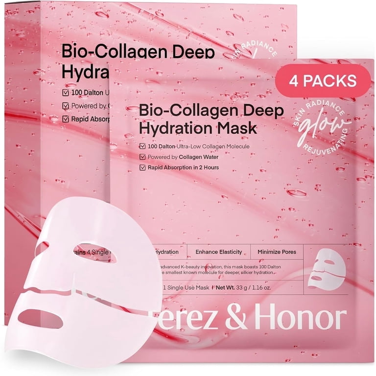 TEREZ and HONOR, Face Mask, Collagen Overnight, Deep Hydrating