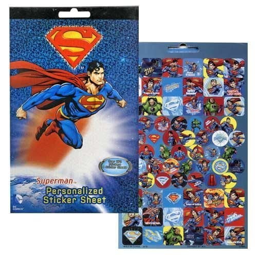 SUPERMAN sticker sheet 