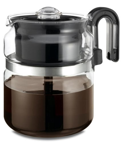 Stovetop Percolator Coffee Pot, Glass 
