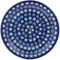thumbnail image 2 of Polish Pottery 9¾-inch Lunch Plate (Mosaic Tile Theme) Hand Painted in Boleslawiec, Poland + Certificate of Authenticity, 2 of 6