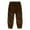 a#169Brown463, variant on CAIVO Boys Corduroy Pants For Winter Warm Fuzzy Trousers Slim Fit Casual Kids Joggers Soft Comfortable Play Trousers Durable Cold Weather Soft Solid Color Slacks