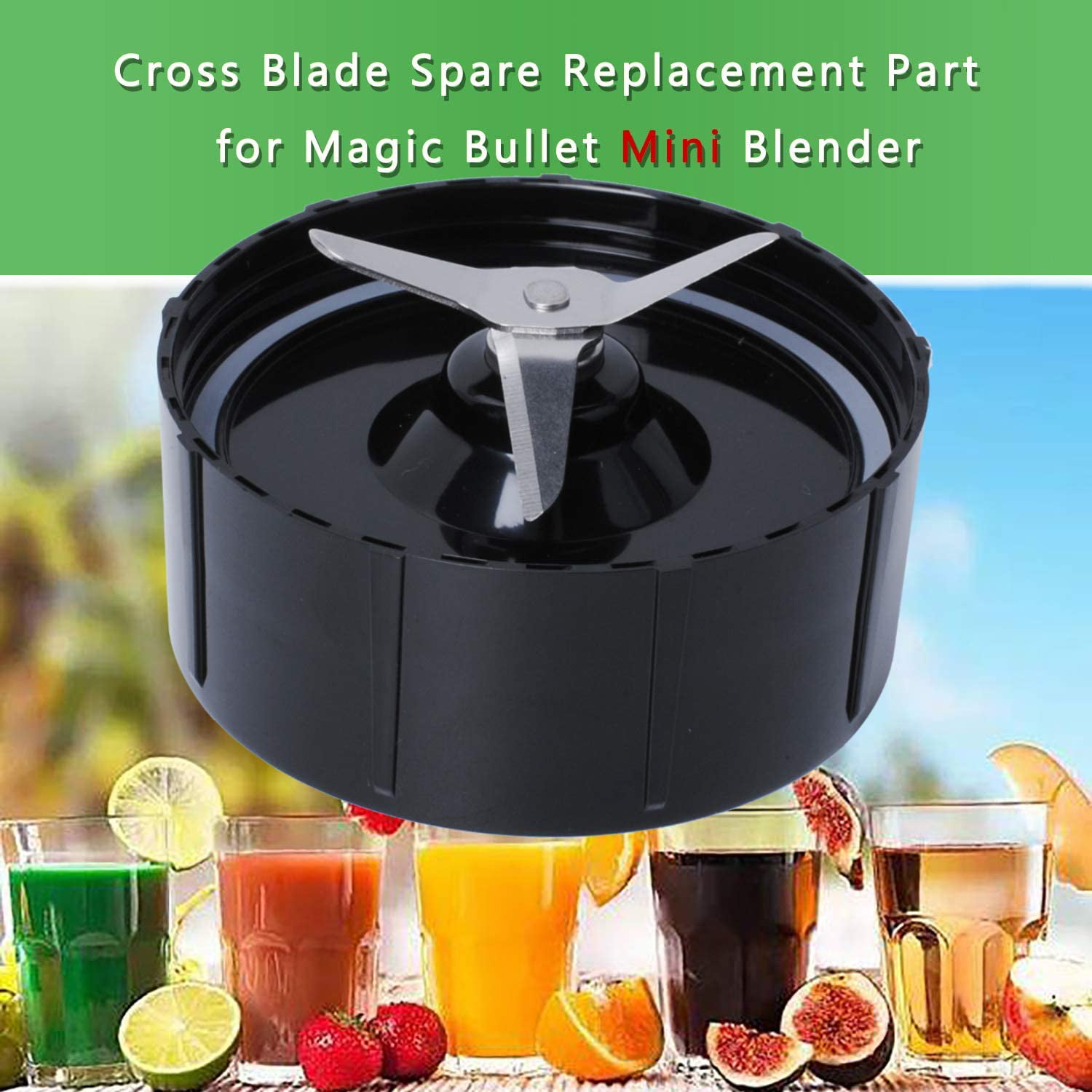 (Pack of 2) Cross Blade Blender Magic Bullet Replacement Parts Compatible  with 250-watt Magic Bullet MB1101 Series Blender, Juicer and Mixer