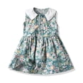 thumbnail image 2 of IROINNID Toddler Girls Sleeveless Floral Printed Sleeveless Pretty Princess Dress, 2 of 9